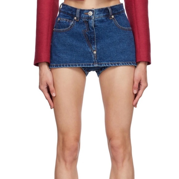 Pushutton Blue Denim skirt and short - Picture 1 of 2